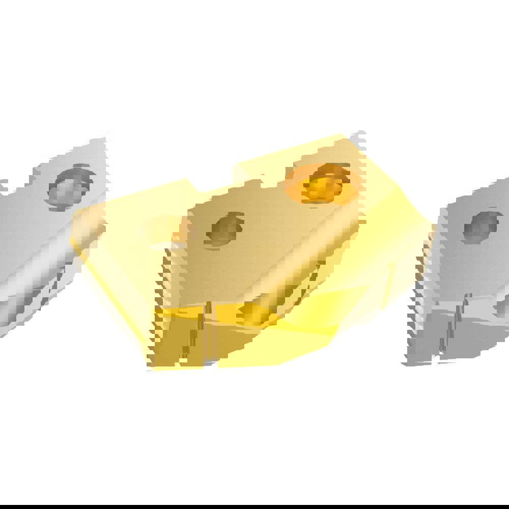 Spade Drill Insert: 20 mm Dia, Seat Size 1, High Speed Steel, 132 &deg; Point